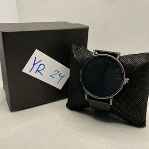 South Lane SS20-dr1-2485 Black Mesh Analog Dial Quartz Genuine Watch YR24